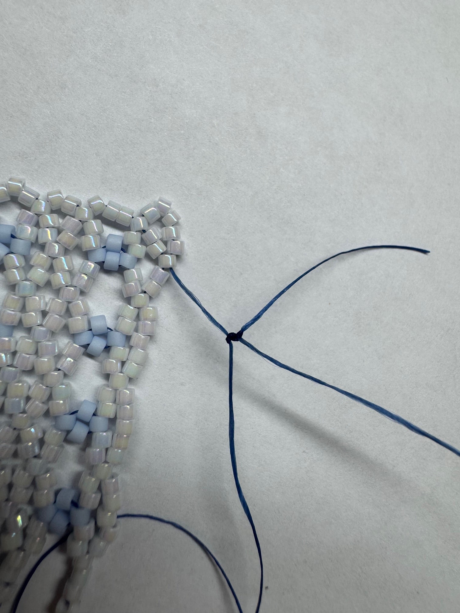 REIGHN, Lace Seed Bead Necklace - Tabernacle Hands
