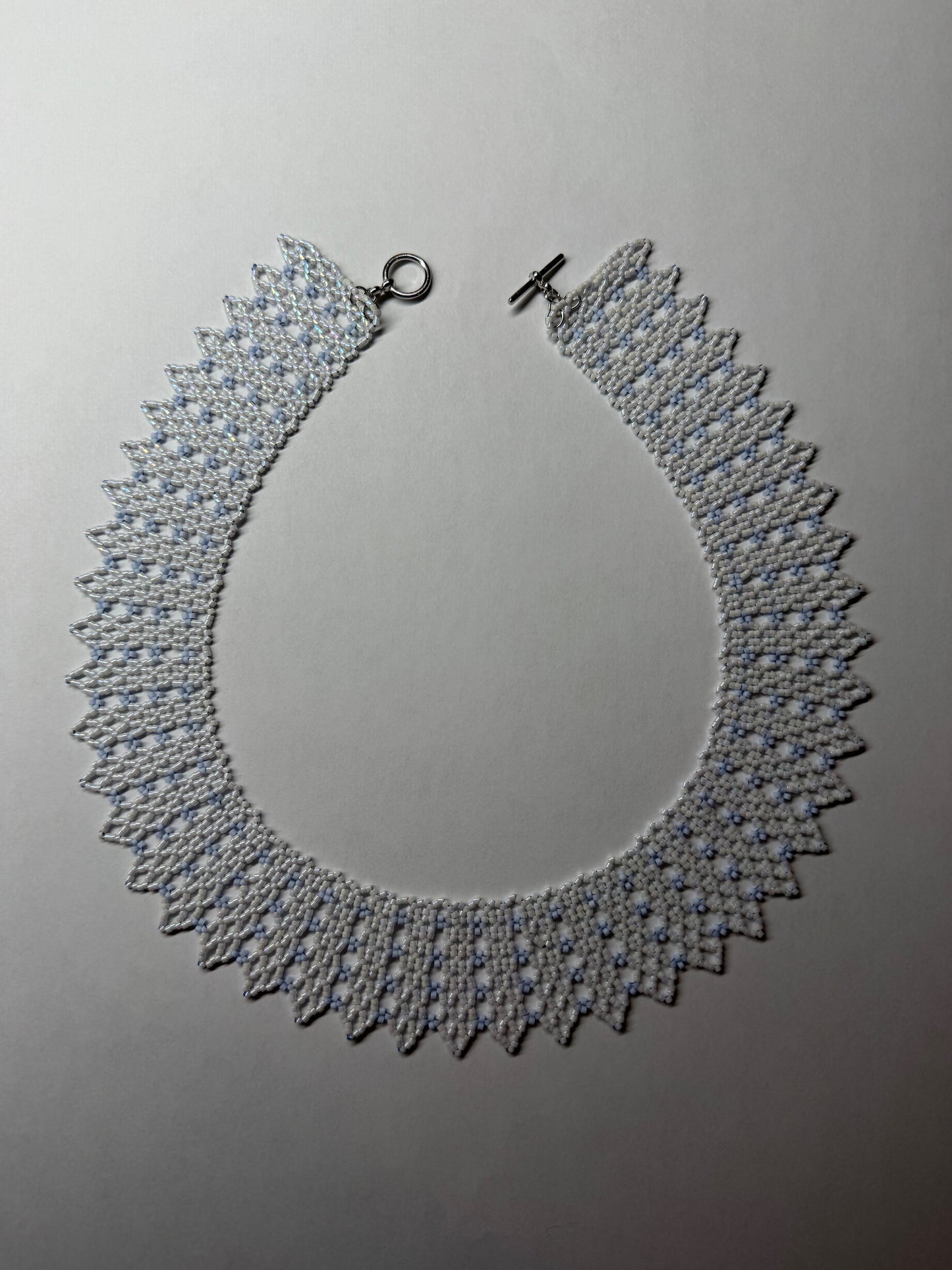 REIGHN, Lace Seed Bead Necklace - Tabernacle Hands