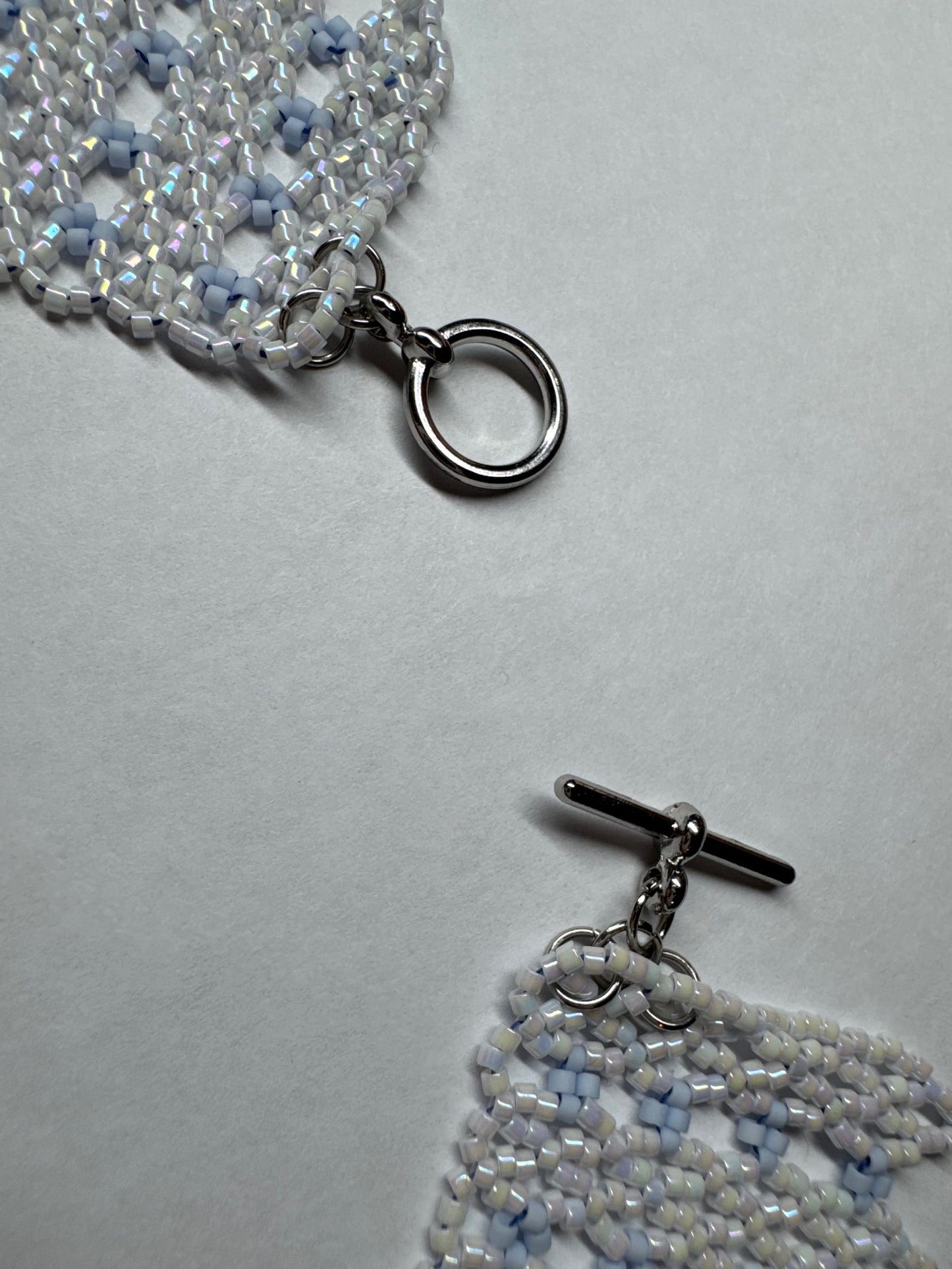 REIGHN, Lace Seed Bead Necklace - Tabernacle Hands