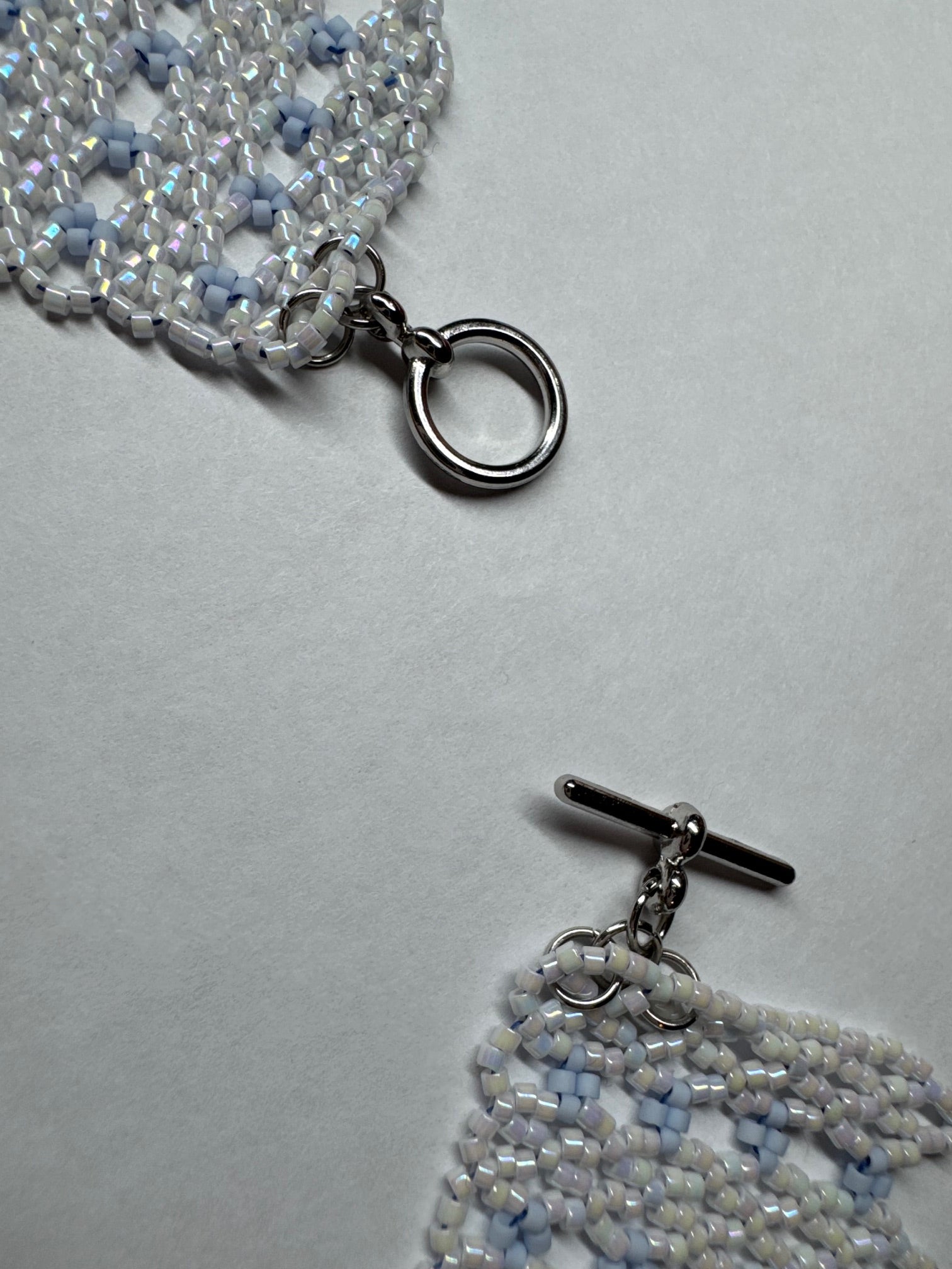 REIGHN, Lace Seed Bead Necklace - Tabernacle Hands