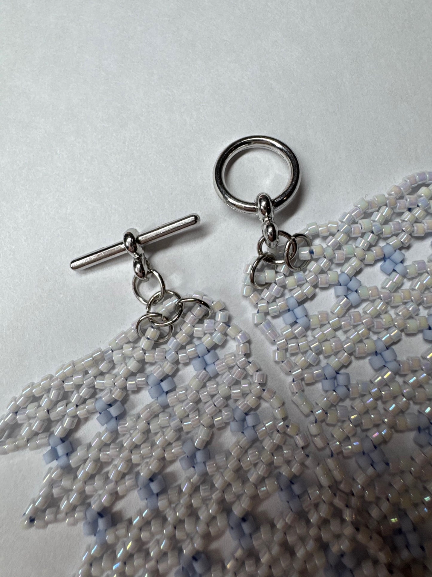 REIGHN, Lace Seed Bead Necklace - Tabernacle Hands