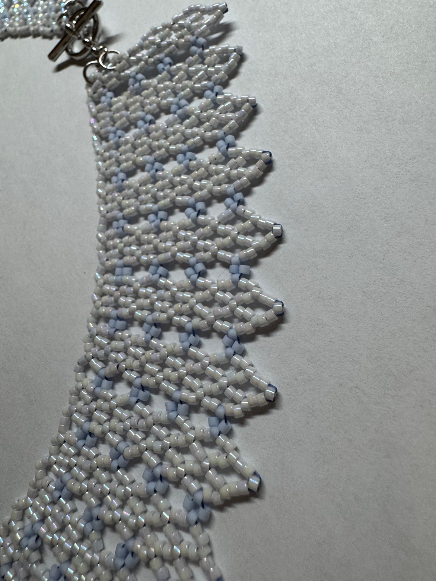 REIGHN, Lace Seed Bead Necklace - Tabernacle Hands